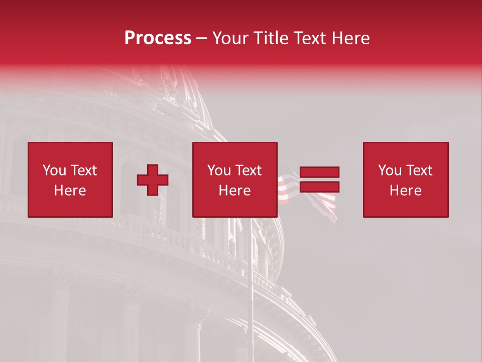 Senate Dome Washington PowerPoint Template