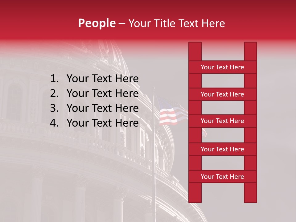 Senate Dome Washington PowerPoint Template