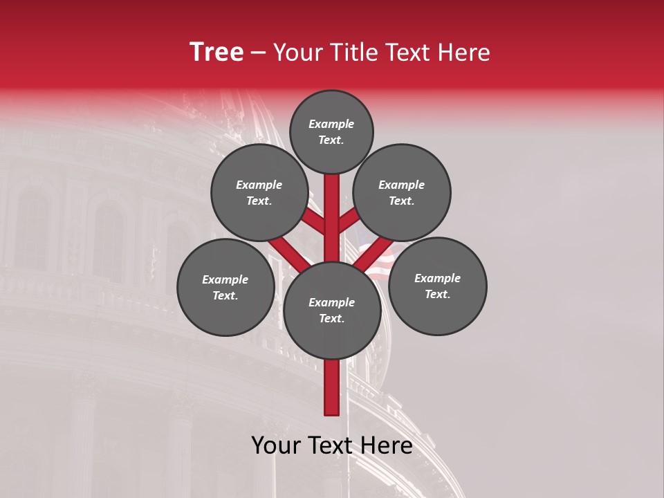Senate Dome Washington PowerPoint Template