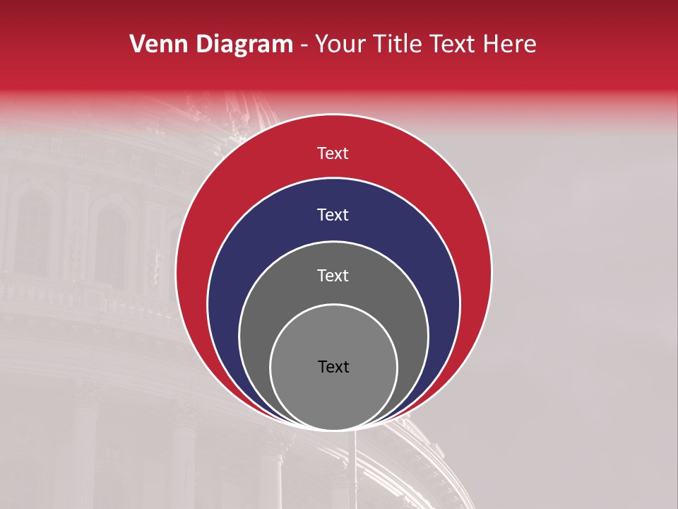 Senate Dome Washington PowerPoint Template