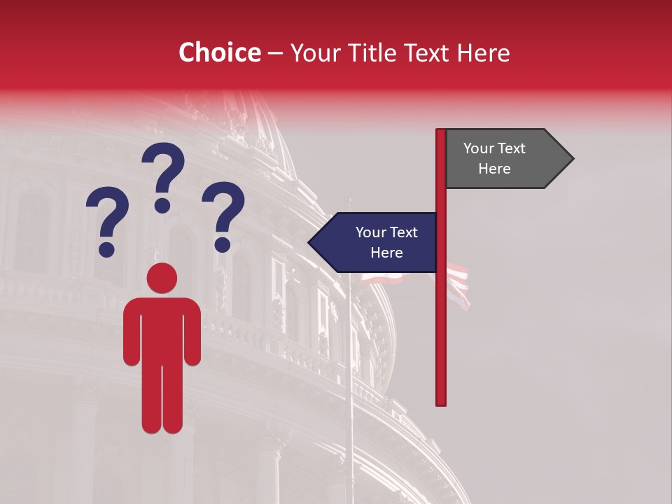 Senate Dome Washington PowerPoint Template