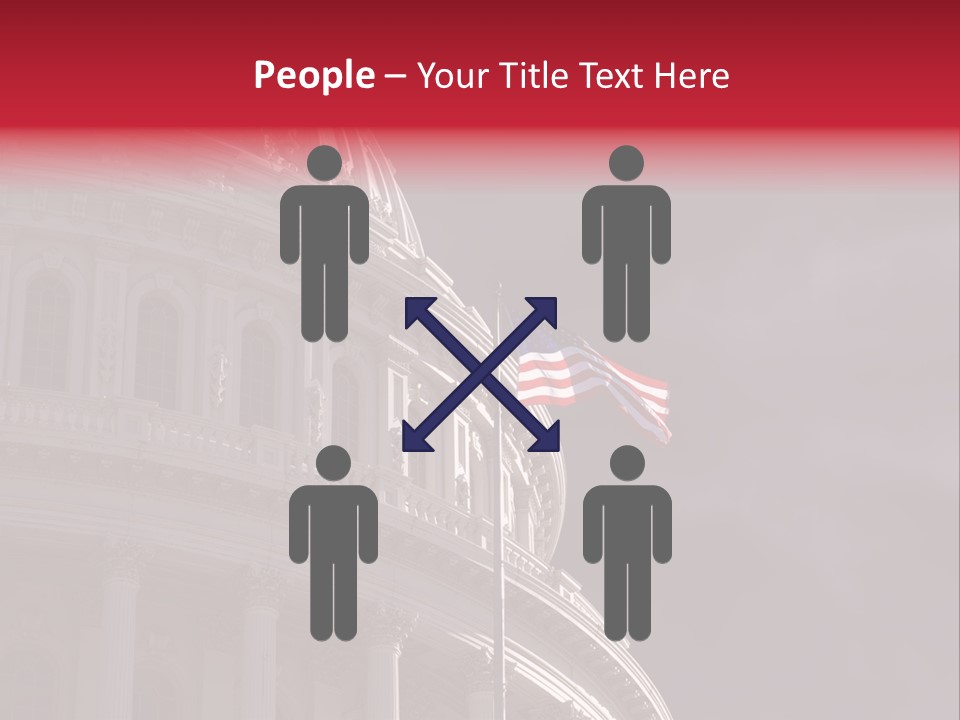 Senate Dome Washington PowerPoint Template