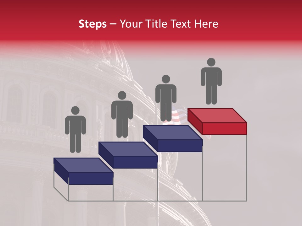 Senate Dome Washington PowerPoint Template