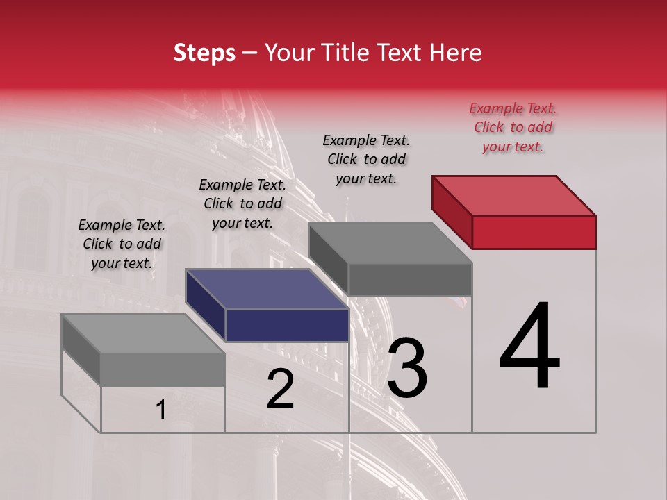 Senate Dome Washington PowerPoint Template