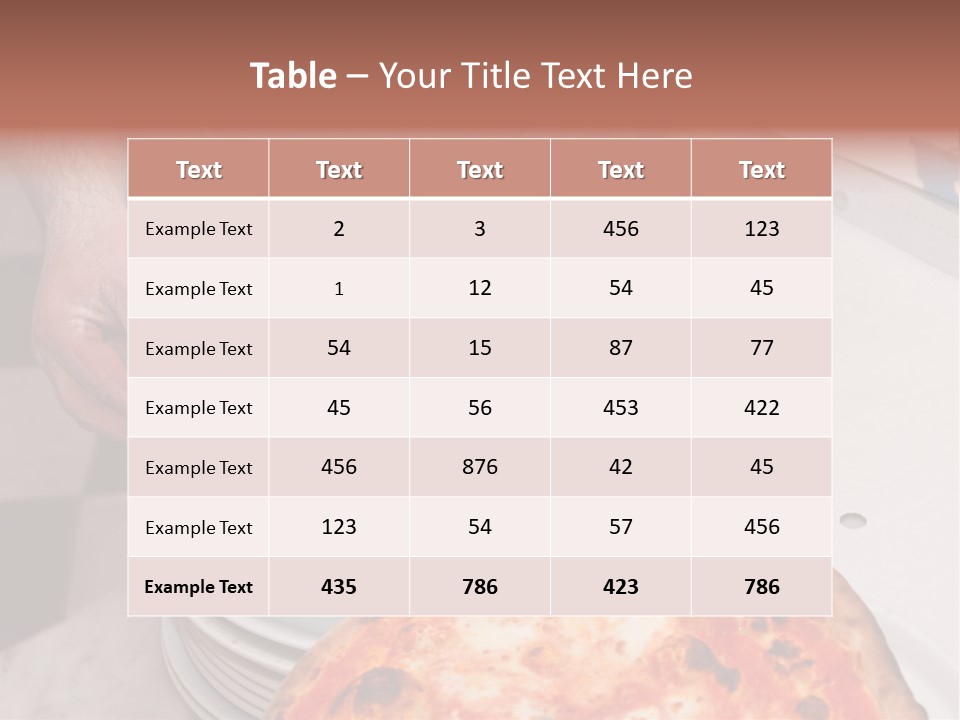 Spicy Whole Margherita PowerPoint Template
