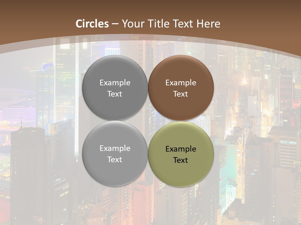 Give Happiness Hand PowerPoint Template