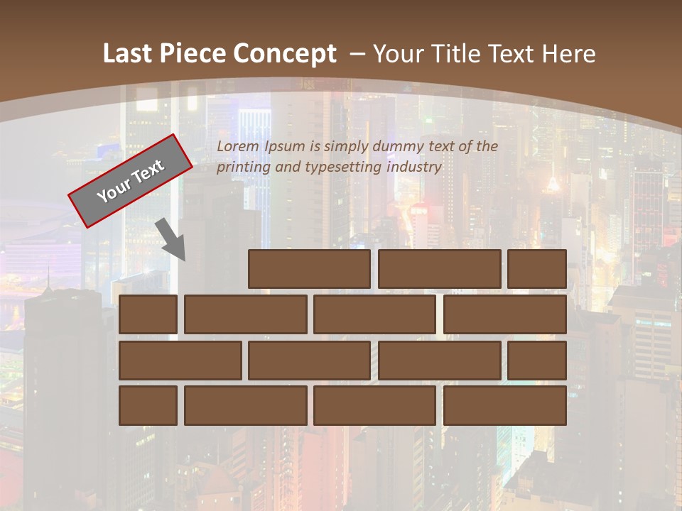 Give Happiness Hand PowerPoint Template
