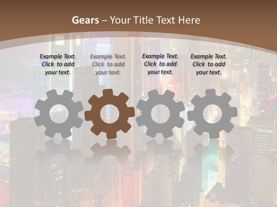 Give Happiness Hand PowerPoint Template