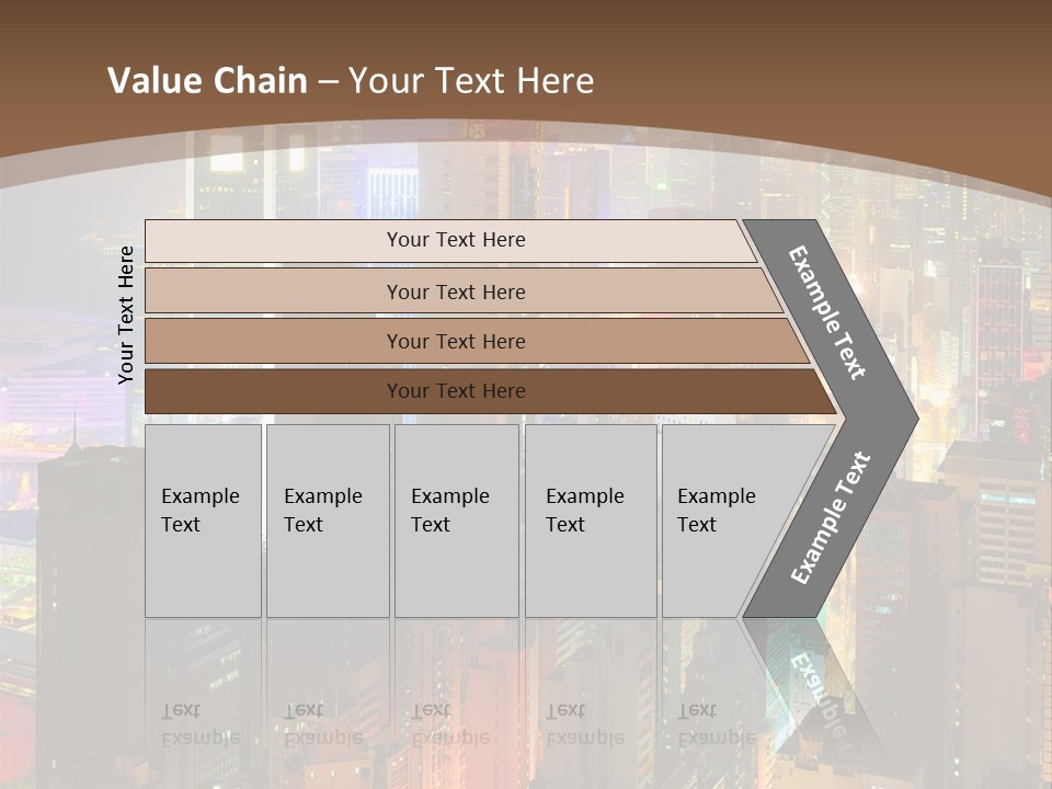 Give Happiness Hand PowerPoint Template