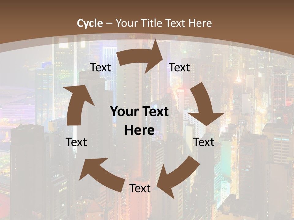 Give Happiness Hand PowerPoint Template