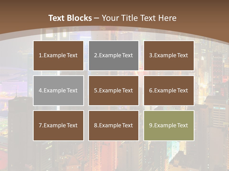 Give Happiness Hand PowerPoint Template