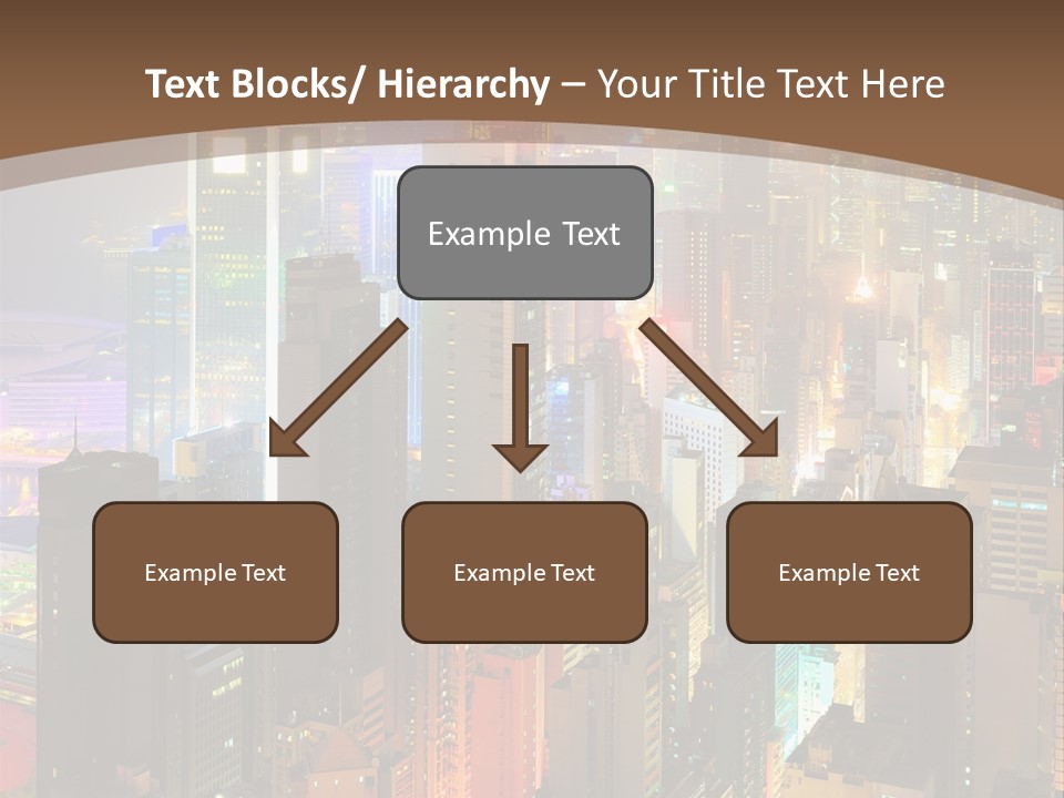 Give Happiness Hand PowerPoint Template