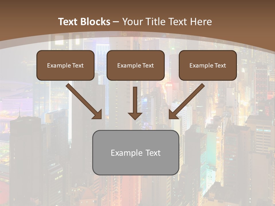 Give Happiness Hand PowerPoint Template