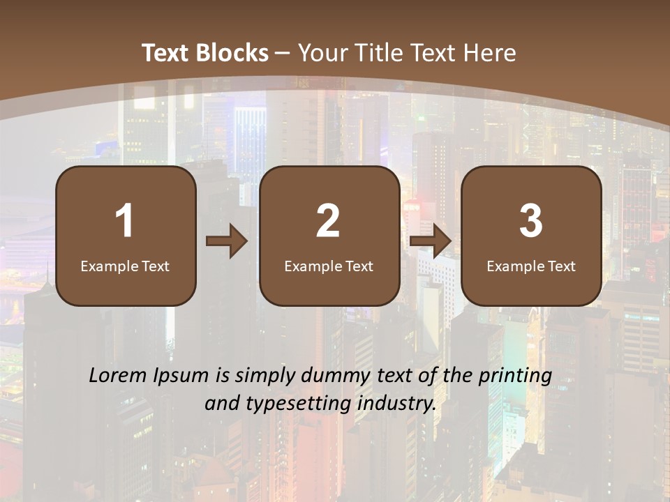 Give Happiness Hand PowerPoint Template