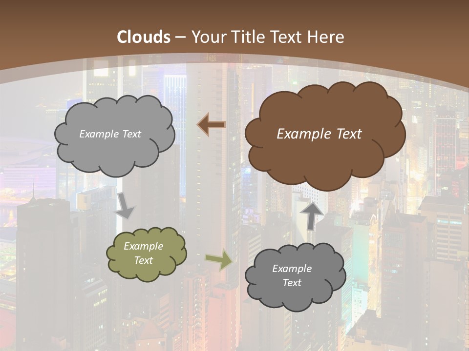 Give Happiness Hand PowerPoint Template