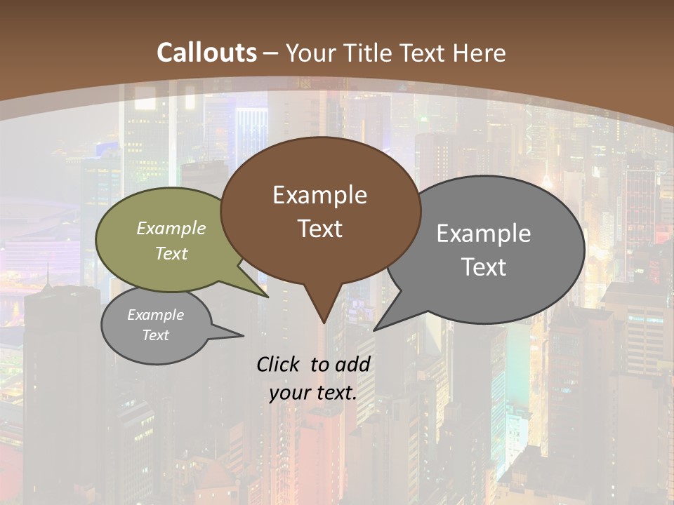 Give Happiness Hand PowerPoint Template