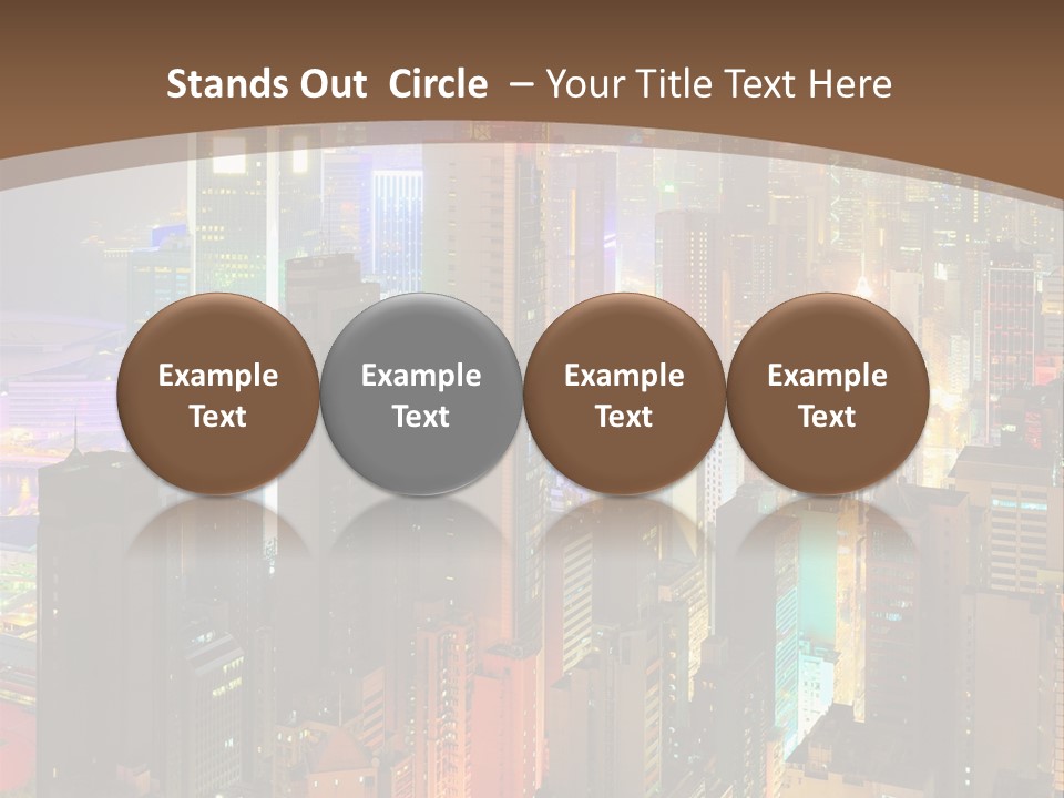 Give Happiness Hand PowerPoint Template