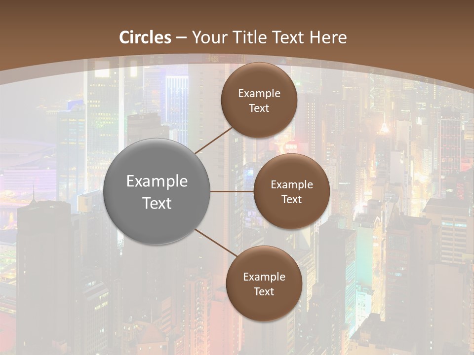 Give Happiness Hand PowerPoint Template