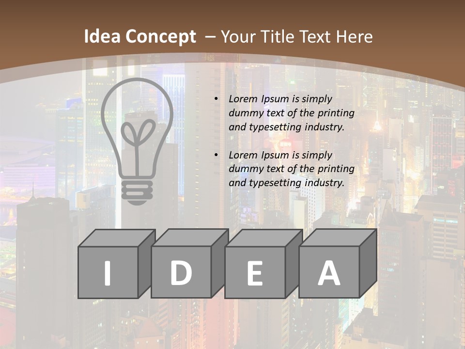 Give Happiness Hand PowerPoint Template