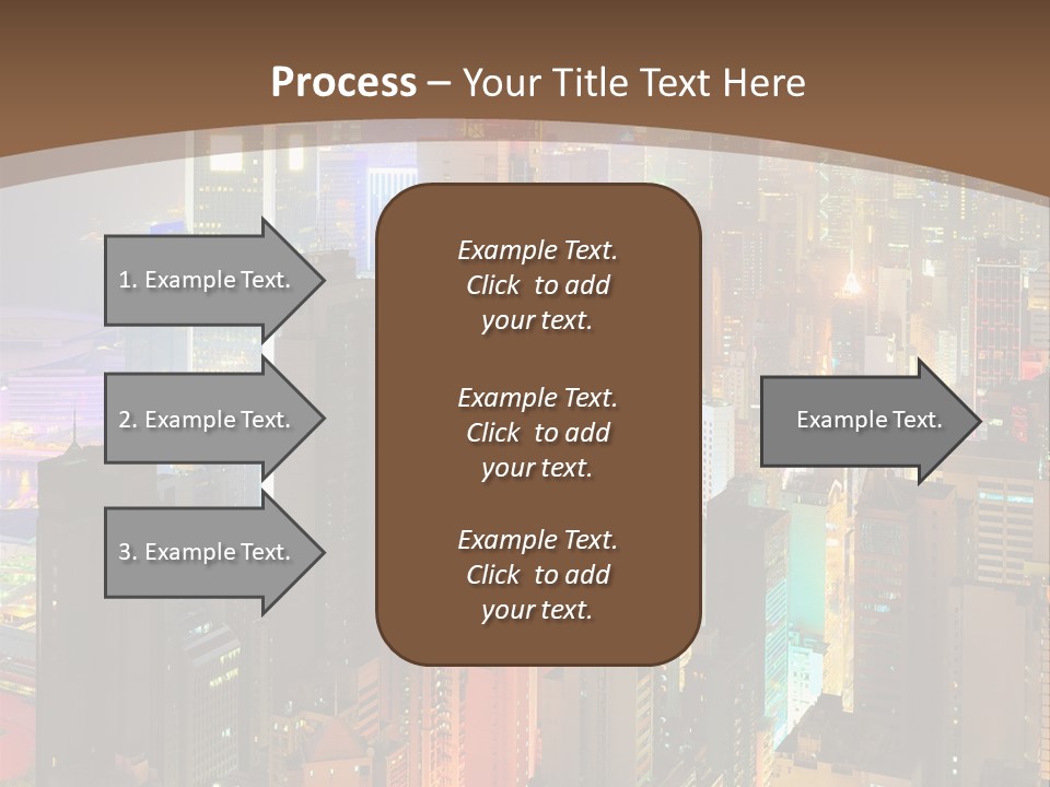 Give Happiness Hand PowerPoint Template