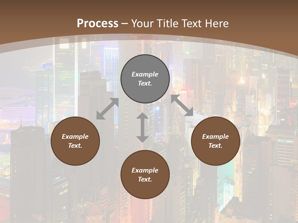 Give Happiness Hand PowerPoint Template