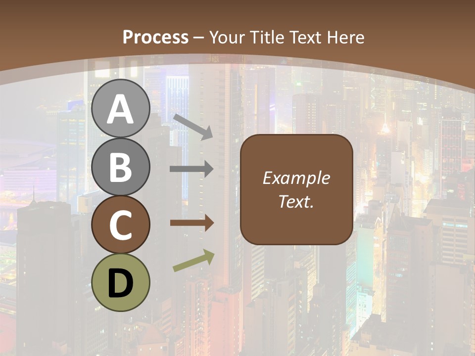 Give Happiness Hand PowerPoint Template