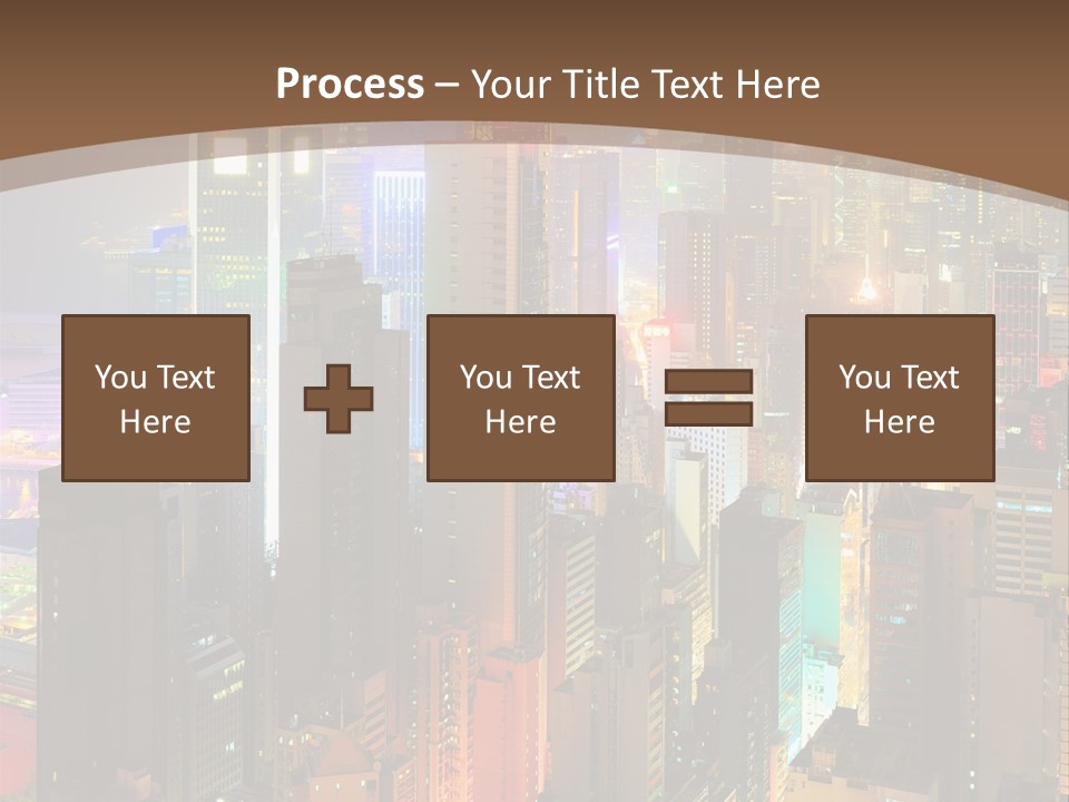 Give Happiness Hand PowerPoint Template