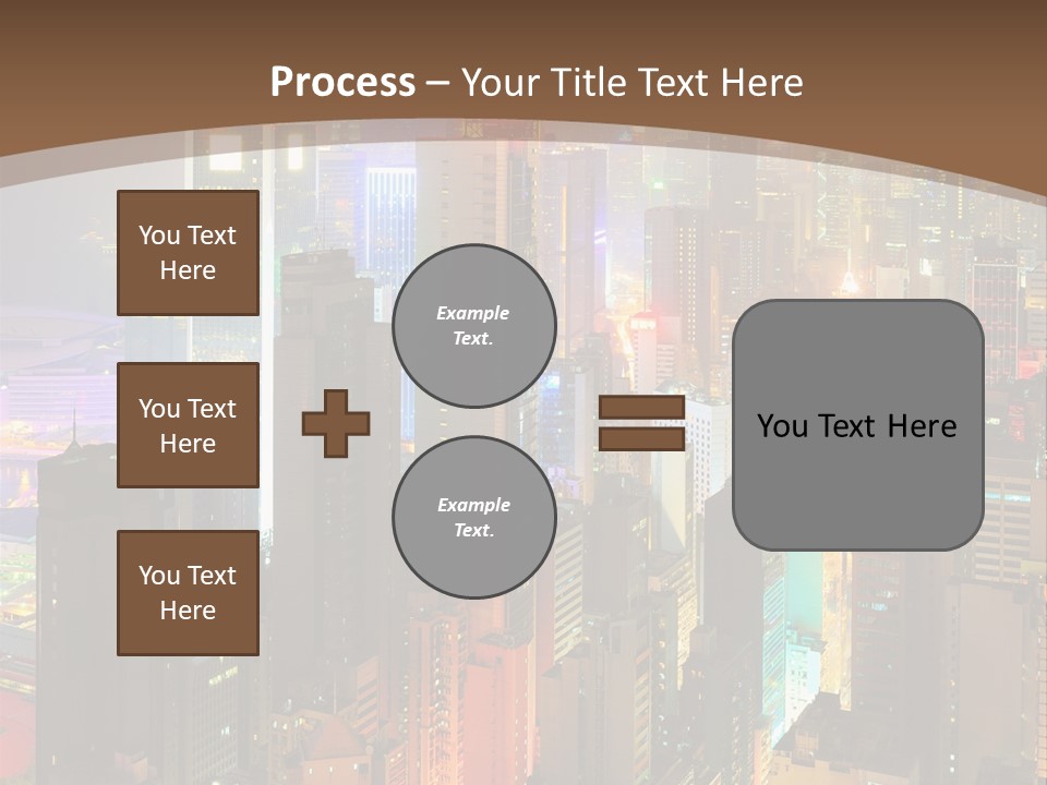 Give Happiness Hand PowerPoint Template