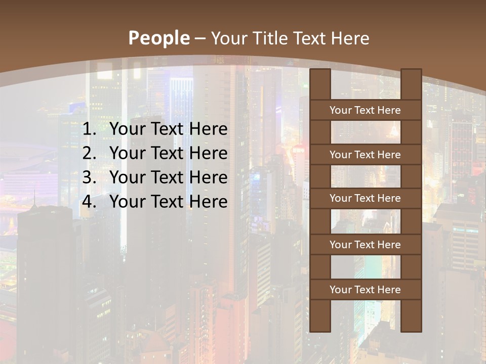 Give Happiness Hand PowerPoint Template