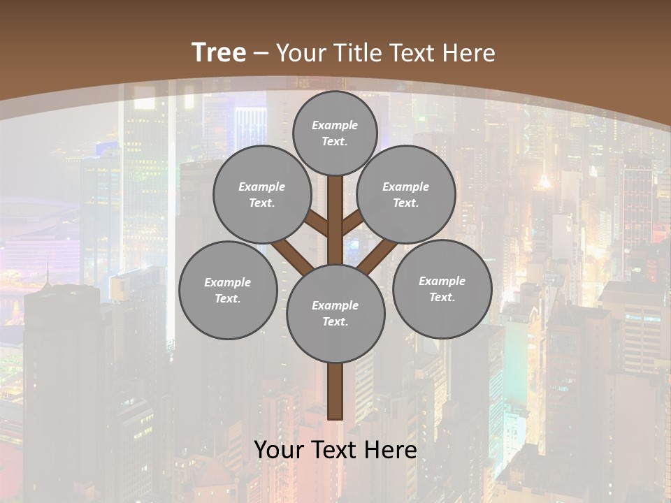 Give Happiness Hand PowerPoint Template