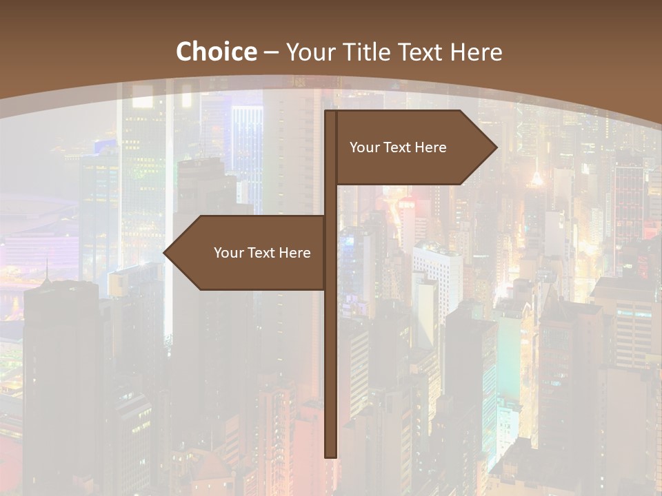 Give Happiness Hand PowerPoint Template