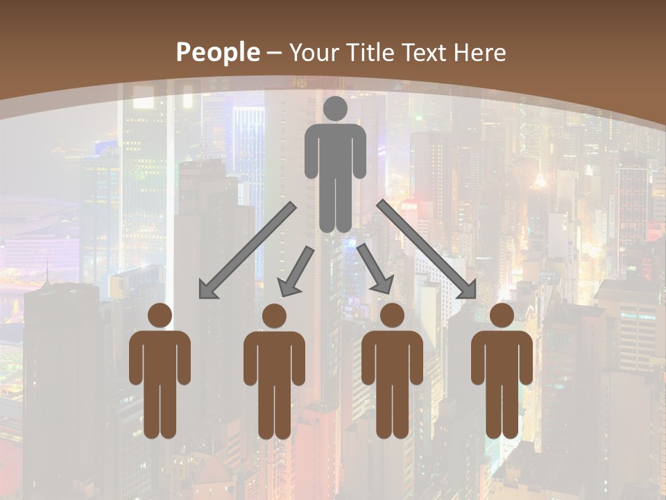 Give Happiness Hand PowerPoint Template