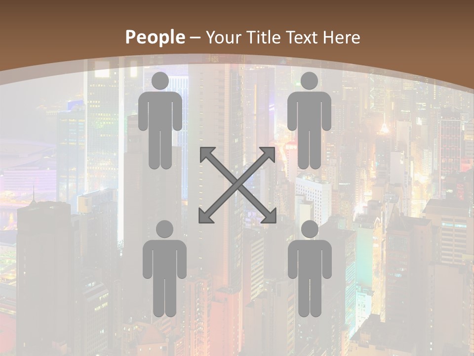 Give Happiness Hand PowerPoint Template