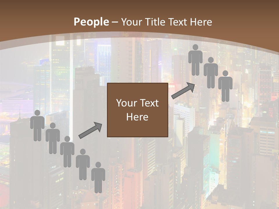 Give Happiness Hand PowerPoint Template