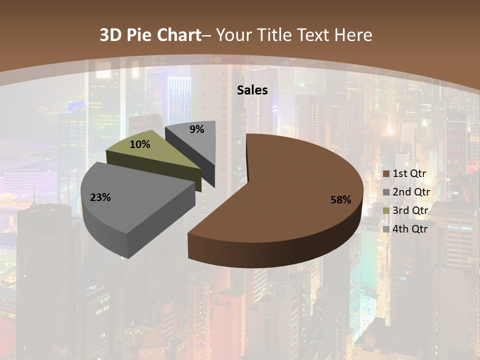 Give Happiness Hand PowerPoint Template