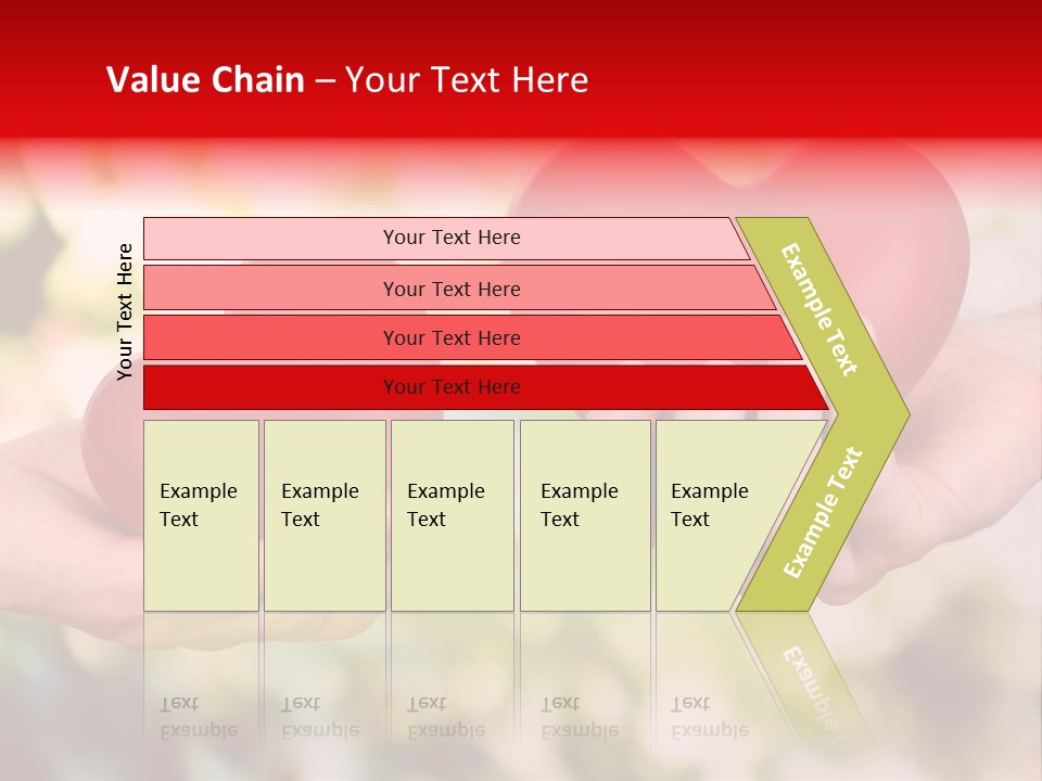 Give Happiness Hand PowerPoint Template