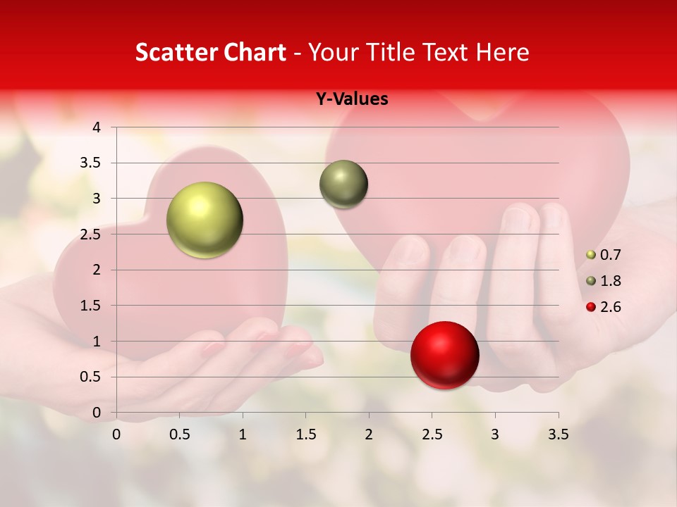 Give Happiness Hand PowerPoint Template