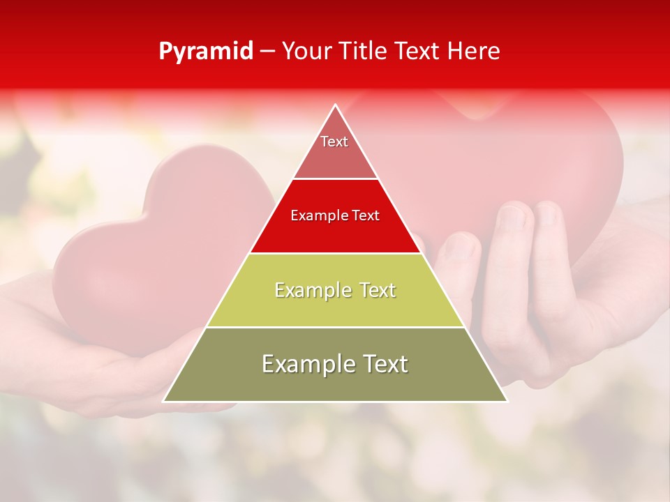 Give Happiness Hand PowerPoint Template