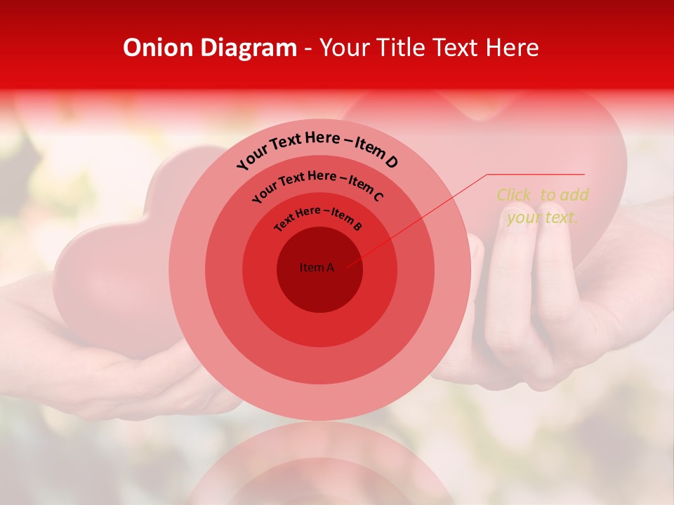 Give Happiness Hand PowerPoint Template