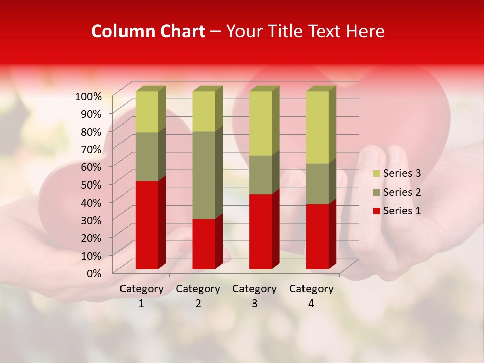 Give Happiness Hand PowerPoint Template