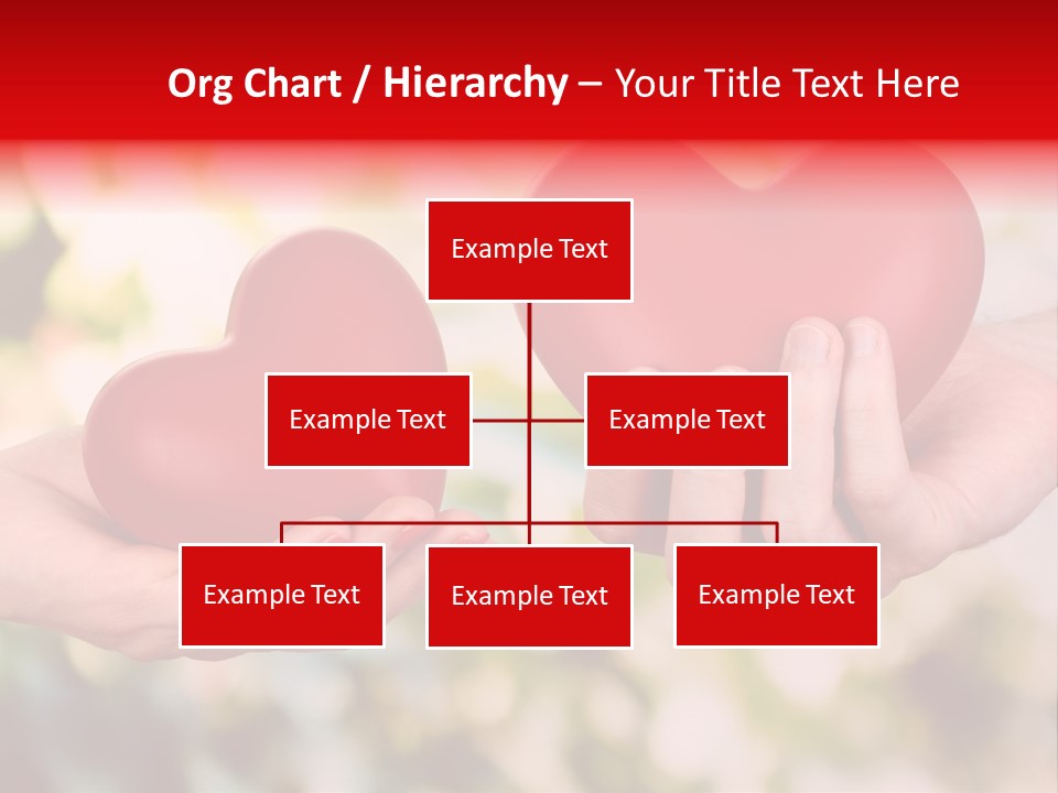 Give Happiness Hand PowerPoint Template