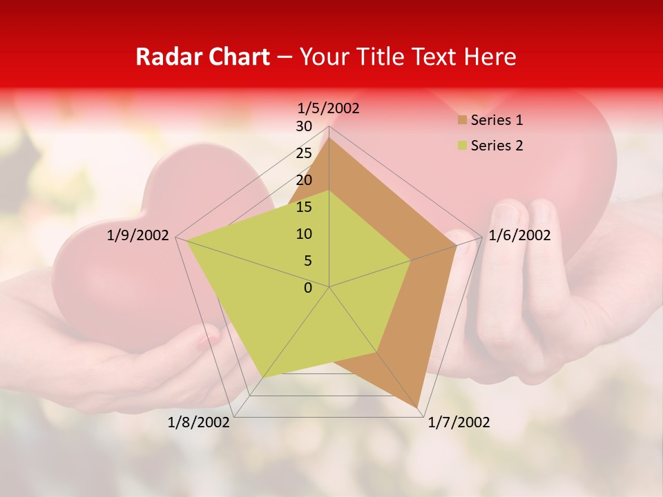 Give Happiness Hand PowerPoint Template
