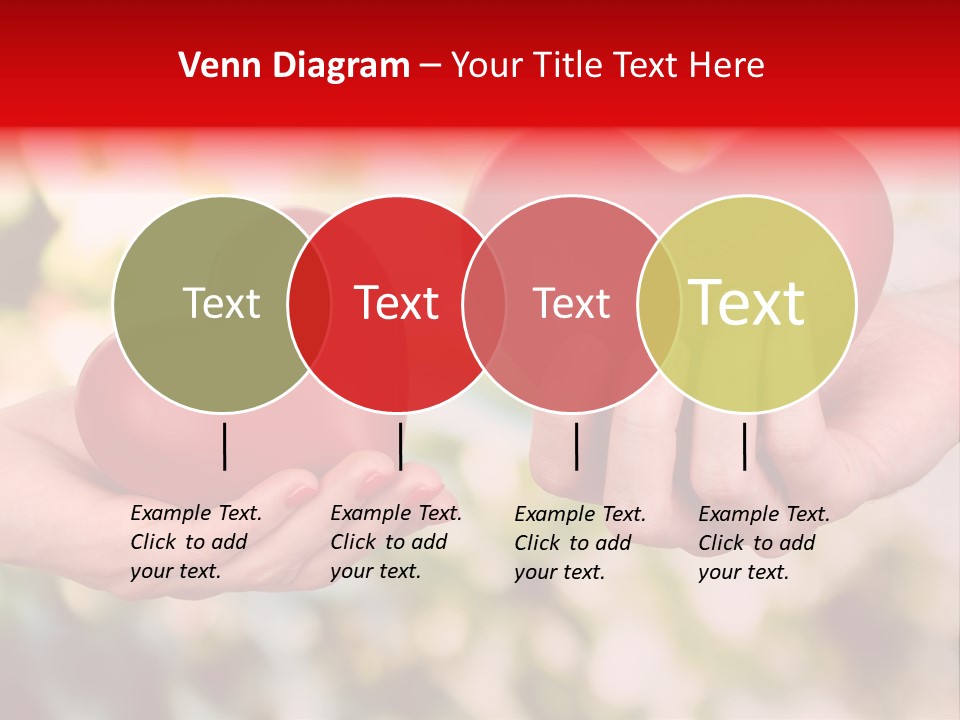 Give Happiness Hand PowerPoint Template