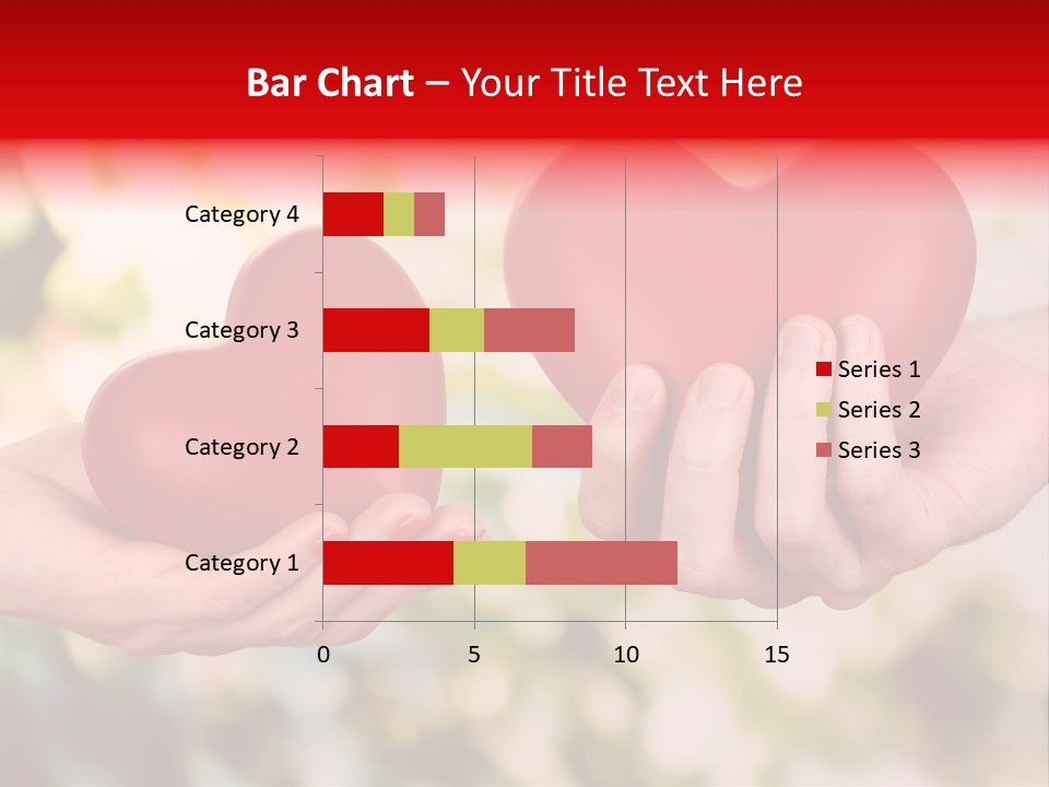 Give Happiness Hand PowerPoint Template