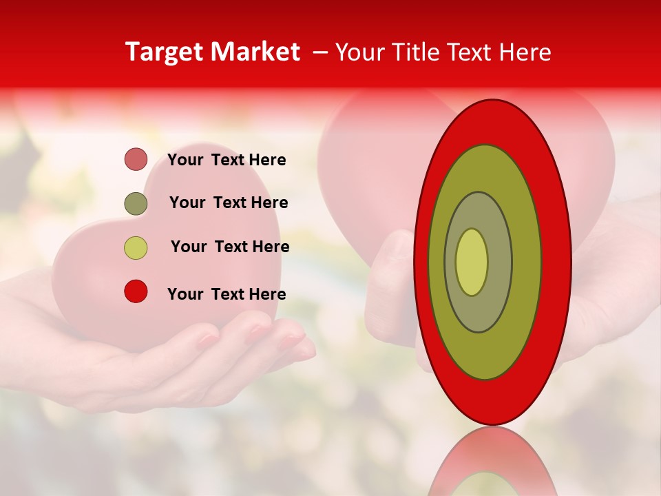 Give Happiness Hand PowerPoint Template