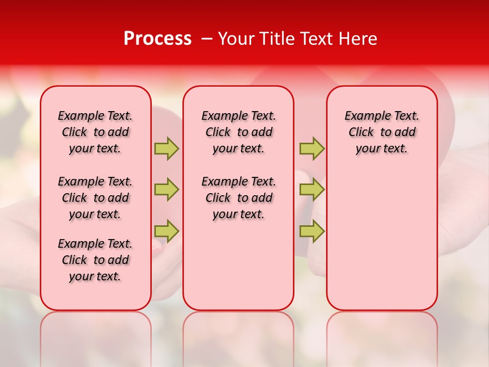Give Happiness Hand PowerPoint Template