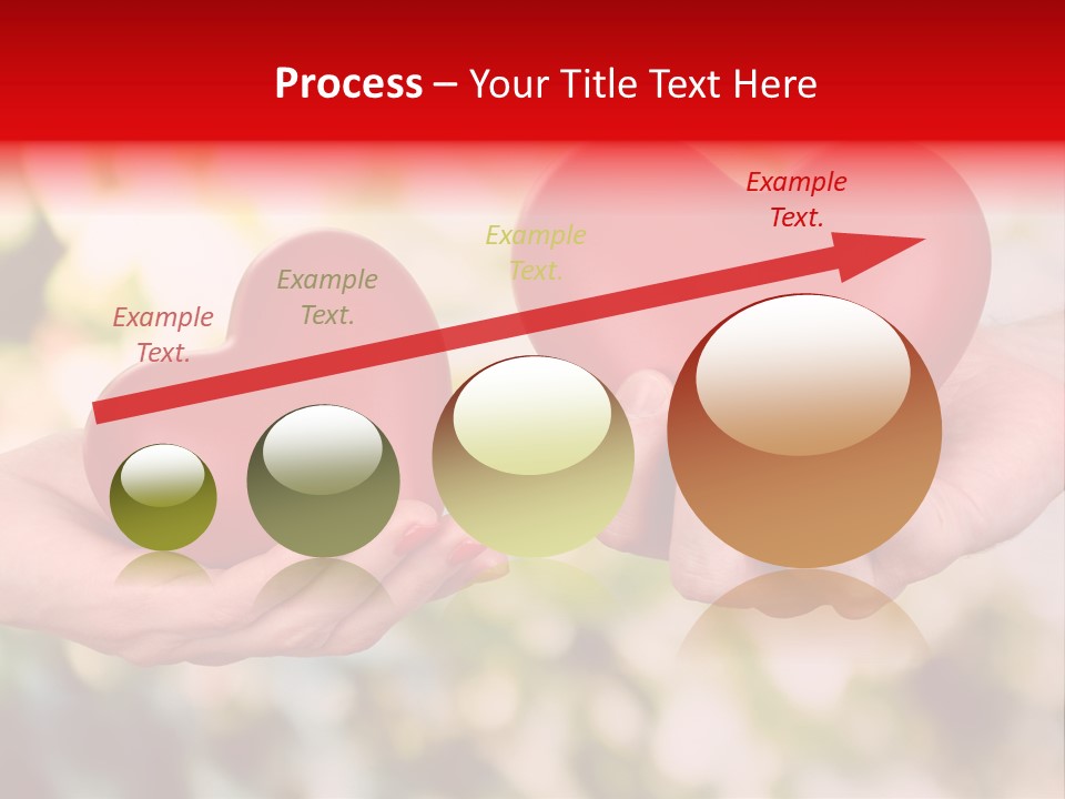 Give Happiness Hand PowerPoint Template