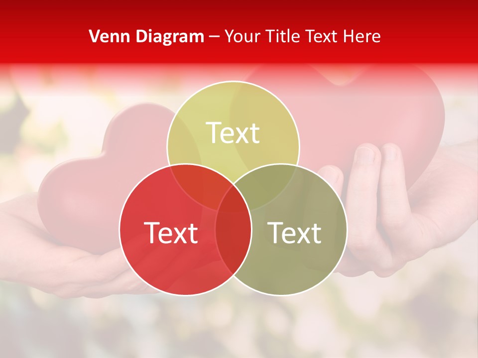 Give Happiness Hand PowerPoint Template