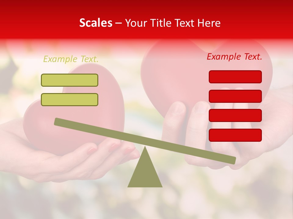 Give Happiness Hand PowerPoint Template