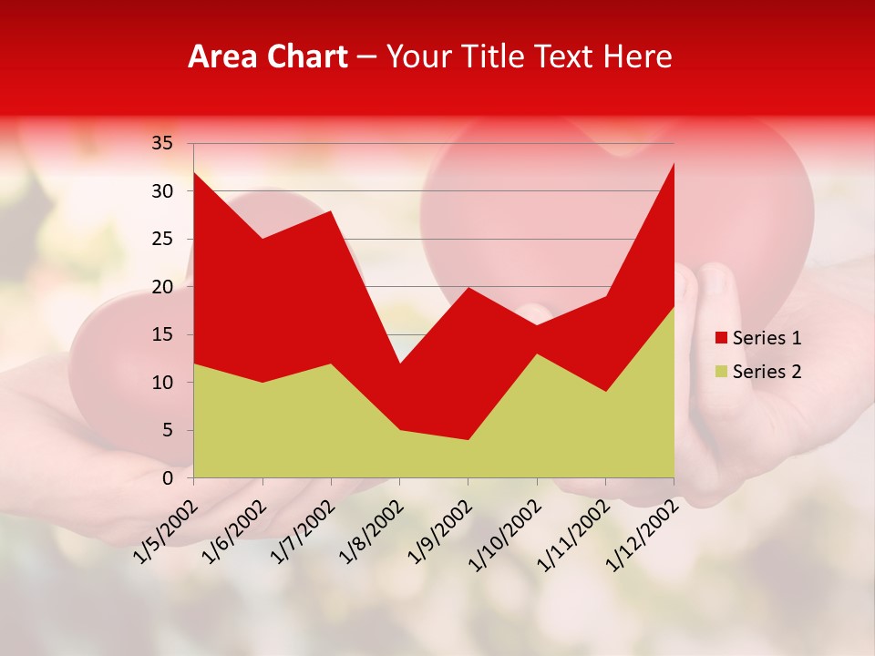 Give Happiness Hand PowerPoint Template